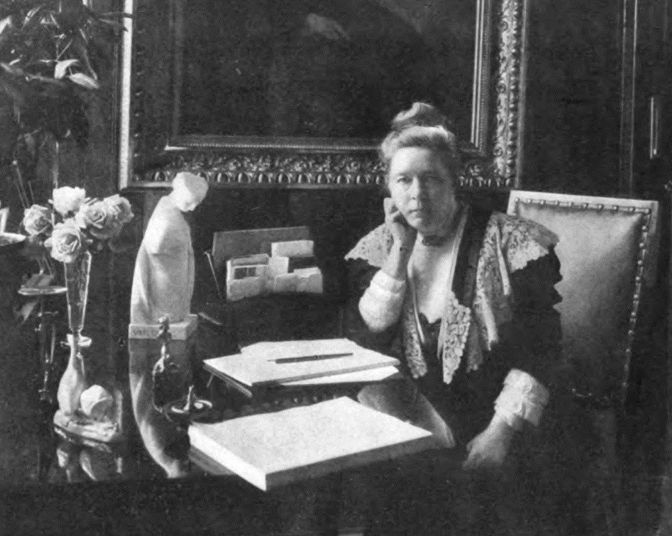 Gammalt foto av Selma Lagerlöf