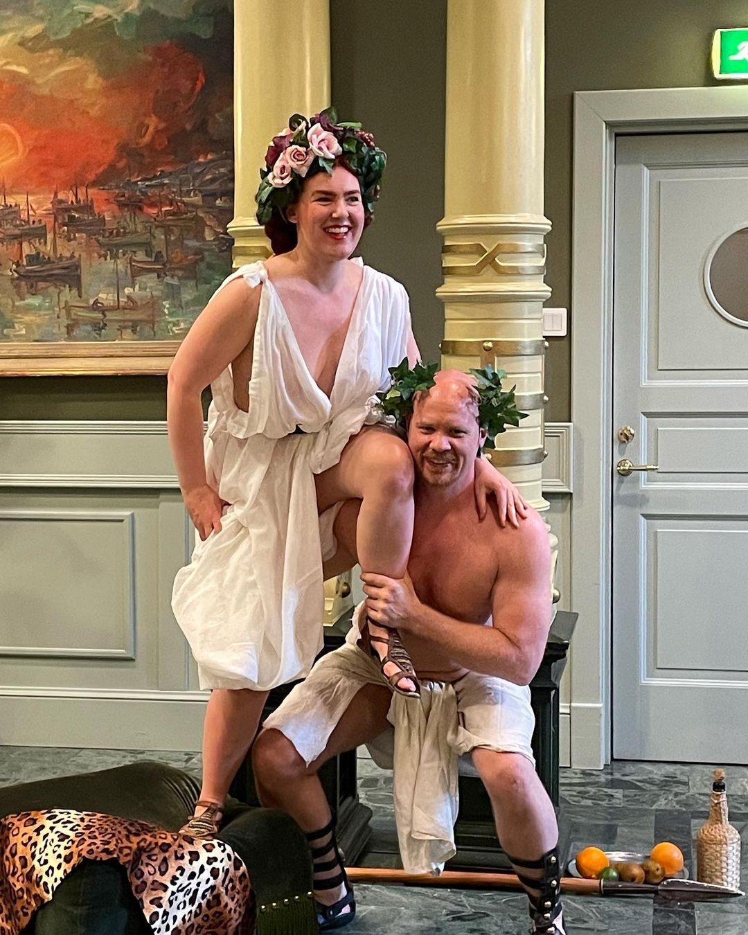 Modeller Drink & draw på Eggers Nordic Art Society